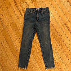 Madewell 10” High-Rise Skinny Jean, Size 28
